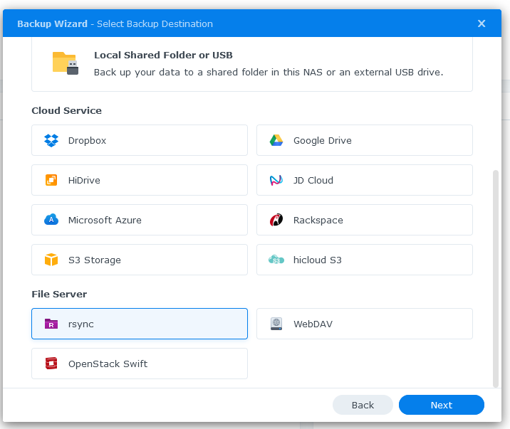 Transfer options /posts/2024/off-site-backup/Transfer-options.png