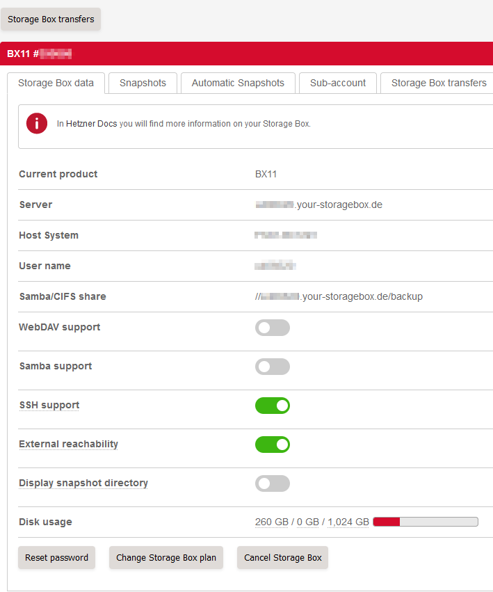 settings page /posts/2024/off-site-backup/settings-overzicht.png